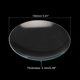 thumbnail image 2 of Uxcell Cubierta de Vaso de Precipitados de Vidrio de Reloj de 150mm de Diámetro Bordes Suaves Arco Biselado Transparente Paquete de 3, 2 of 5