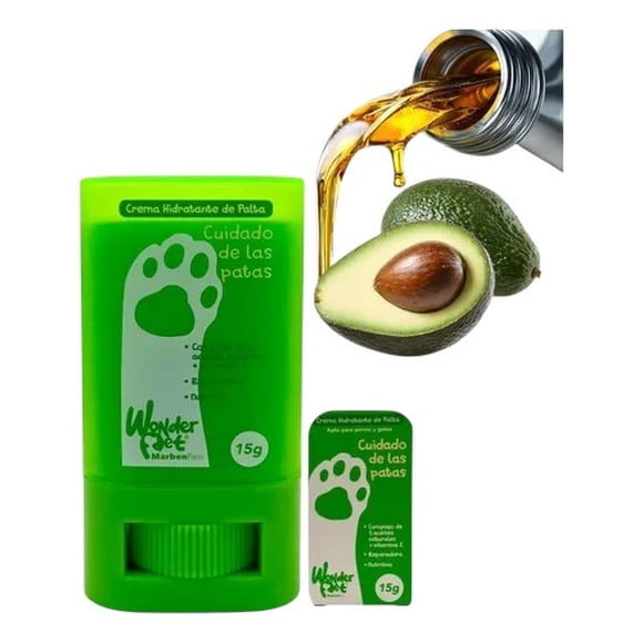 Humectador de patas en barra 15 g perros y gatos
