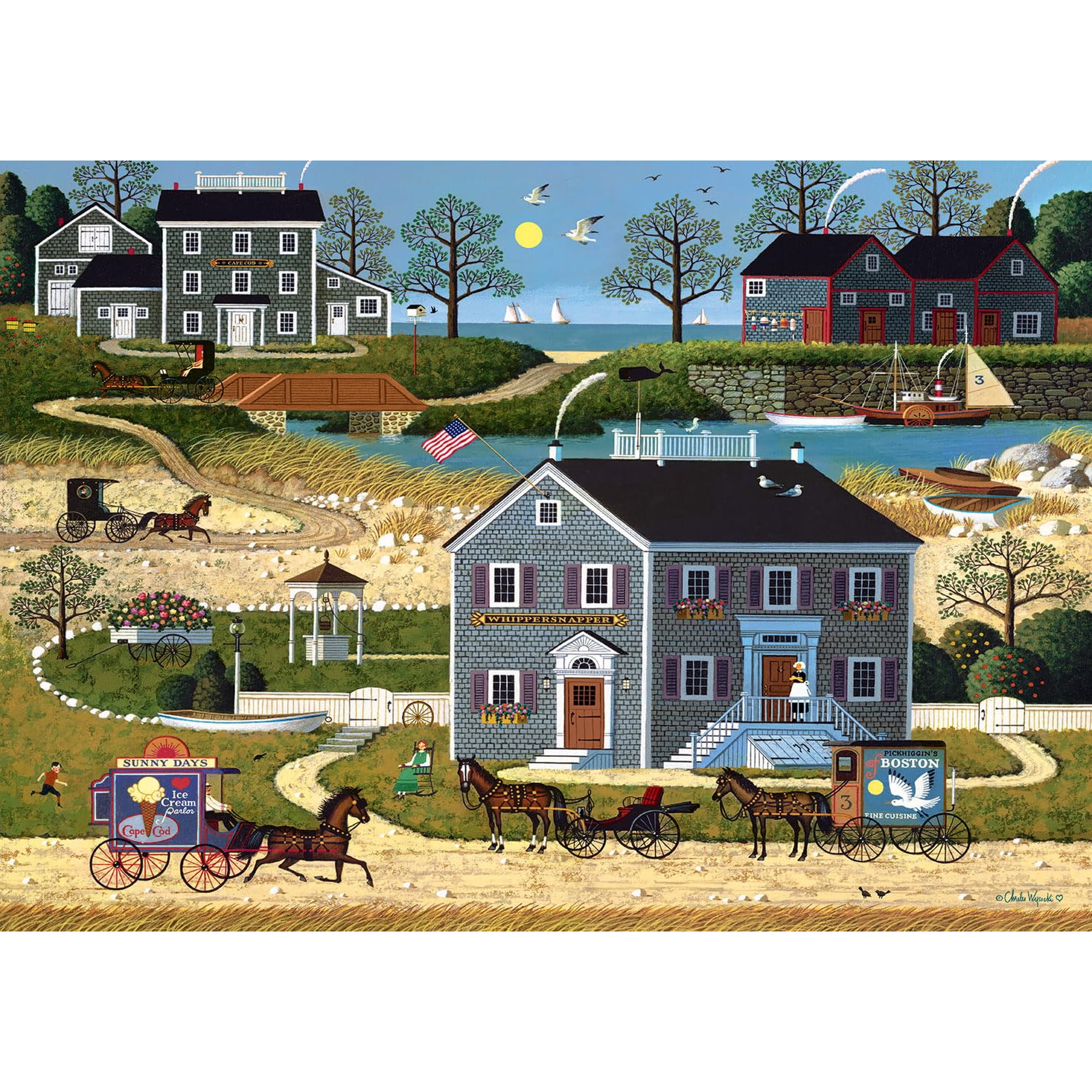 Rompecabezas Buffalo Games Charles Wysocki 300 Piezas
