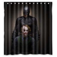 Pinghai - Cortina De Ducha De Batman Joker Con Ganchos (167 X 183 Cm)