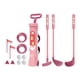 thumbnail image 5 of Juego De Golf Para Niños, Mini Juguete De Ejercicio, Juguetes De Golf Para 3, 4, 5, 6 Años, Regalo De Cumpleaños, Color Rosa, 5 of 5