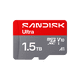 thumbnail image 1 of Tarjeta SANDISK Ultra microSD UHS-I de 1,5 TB - Velocidad de lectura de hasta 195MB/s, Vídeo Full HD, V10, U1, C10, A1 - SDSQUJQ-1T50-GZ6MA, 1 of 3