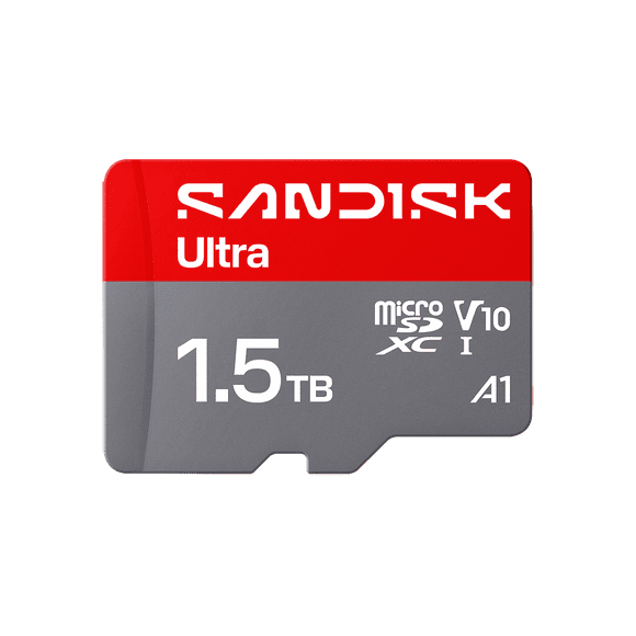 Tarjeta SANDISK Ultra microSD UHS-I de 1,5 TB - Velocidad de lectura de hasta 195MB/s, Vídeo Full HD, V10, U1, C10, A1 - SDSQUJQ-1T50-GZ6MA