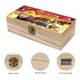 thumbnail image 3 of Sam el Bombero Caja Organizadora de Madera Rústica - Caja Decorativa Multifuncional para Escritorio, Hogar, Oficina, Joyas y Manualidades, 3 of 6