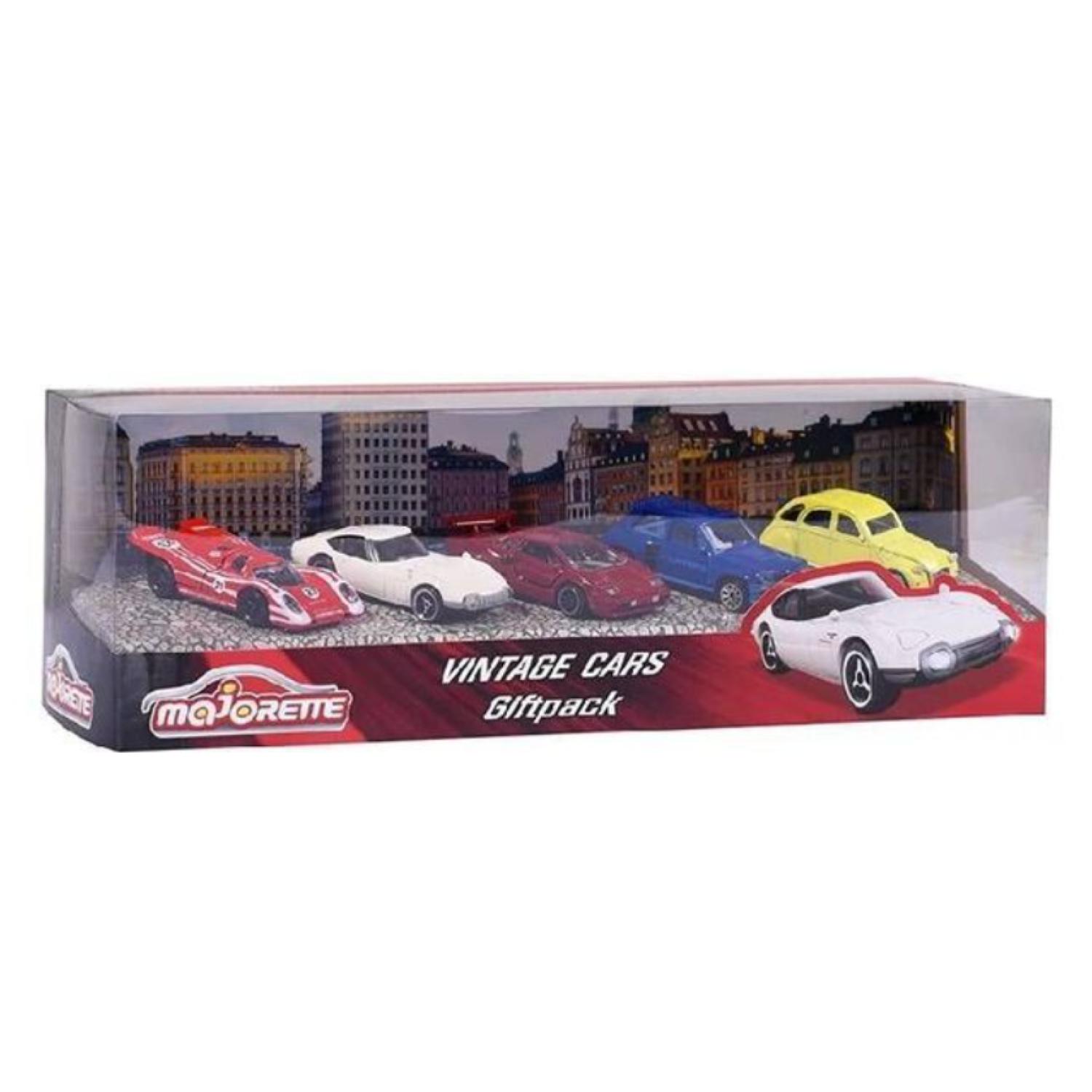 Genérico - Juguete Pack 5 Autos 1:62 Metalicos Vintage Infantil