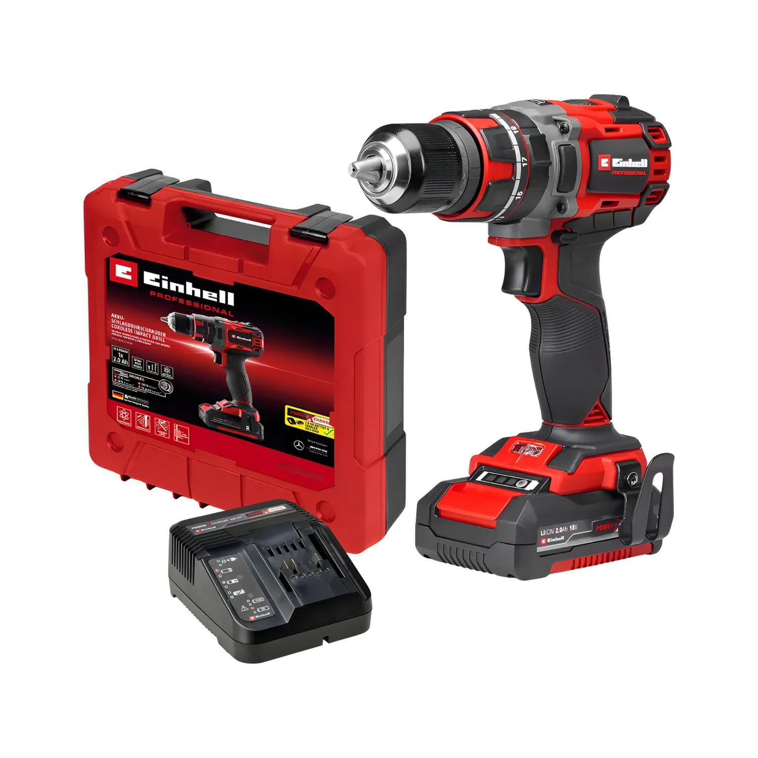 Taladro Percutor Inalámbrico Einhell Tp-cd 18/60 Li- I Bl (1x2,0ah)