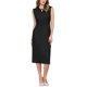 thumbnail image 1 of INSPIRE CHIC Vestido lápiz sin mangas para mujer con choker y cuello en V 2026 Vestidos de trabajo a la rodilla de moda XL Negro, 1 of 5