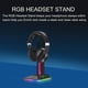 thumbnail image 3 of Soporte para Auriculares AARONMEI RGB con HUB USB Dual Negro, 3 of 3