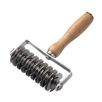 Magideal - Rodillo De Corte Para Repostería, Herramienta Para Hornear Con Mango Ergonómico Y Mango De Madera Para Repostería, Ideal Para Inauguración De La Casa.