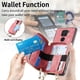 thumbnail image 3 of Funda Tipo Cartera con Correa Cruzada para Xaiomi Redmi Note 9 4G Protección Contra Golpes Rosa, 3 of 5