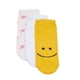 thumbnail image 1 of Calcetines Mujer Cortos Blancos y Cara amarillo Corona, 1 of 4