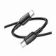 thumbnail image 1 of Cable Tipo C de Carga Rápida BX93 NEGRO, 60W - 3A, 1 of 2