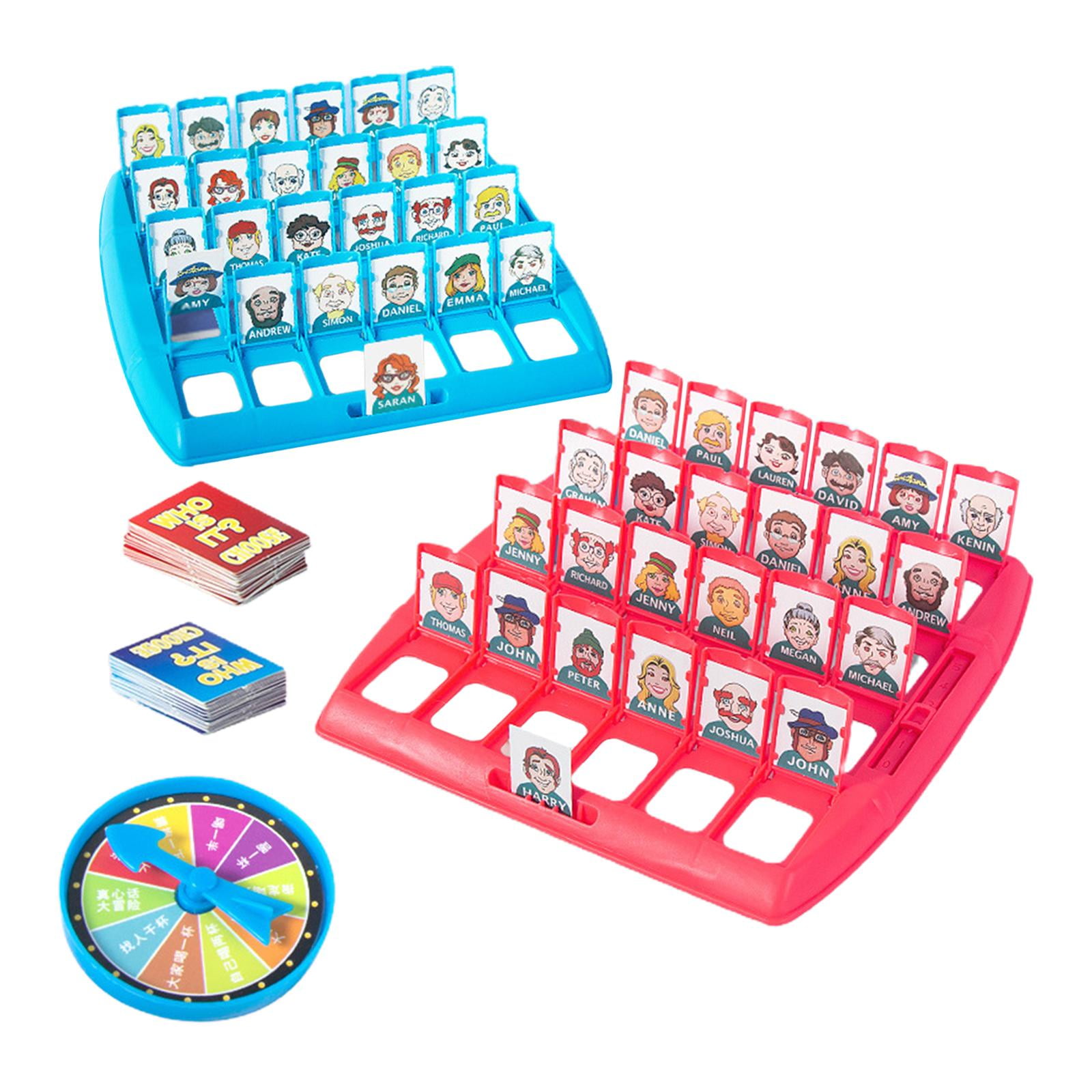 Fiocias - Juego De Adivinanzas, Divertido Juego De Razonamiento Para Niños, Accesorios De Fiesta, Regalos Navideños, 96 Tarjetas Con Tablero