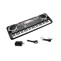 Magideal - Teclado De Piano Para Niños, Juguete Musical Educativo, Teclado De Piano Electrónico De 61 Teclas, Instrumento Musical Para Niños Y Niñas De 3 Años En