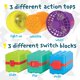 thumbnail image 5 of Circuitos de arranque Toy MindWare con 3 tapas de acción y 3 bloques de interruptores, 5 of 8