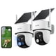 thumbnail image 1 of Cámaras de Seguridad Wansview B7 2P 2K Doble Lente Solar WiFi, 1 of 8