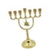 thumbnail image 2 of Portavelas Escritorio Decorativo Menorahs Clásico Geométrico Hanukkah Menorah Aureate, 2 of 3