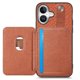 thumbnail image 4 of Funda Billetera Tejida para iPhone 16 Plus con Soporte y Tarjetero Marrón, 4 of 4