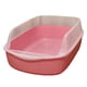 thumbnail image 3 of Caja de Arena para Gatos, Caja de Arena para Mascotas, Caja de Arena, Orinal Grande Portátil con Lados Altos, Caja de Arena para Gatos para Conejos, a Rosa, 3 of 5