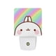 thumbnail image 1 of Molang Luz nocturna LED con sensor de anochecer a amanecer para dormitorio, baño, pasillo, escaleras - Lámpara LED nocturna de enchufe, 0.5W - 1 pieza, 1 of 6