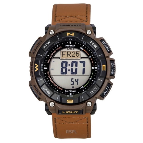 Reloj Digital Casio Pro Trek Climber Line Solar Prg-340L-5 Negro Masculino