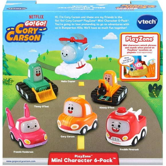 ¡VTech Go! ¡Ir! Cory Carson PlayZone Mini Personaje 6-Pack Vtech VTech