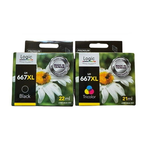 Pack Tintas Compatible para 667XL 1275/2374/2375/2376/2775