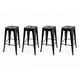 thumbnail image 5 of Pack 4 Sillas Altas Tolix Negras con Espaldar Desmontable Metálico | Diseño Industrial Moderno, 5 of 9