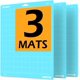 thumbnail image 1 of Tapete de Corte XINART 30 × 30 cm Pack de 3 con Adhesivo Ligero, 1 of 5