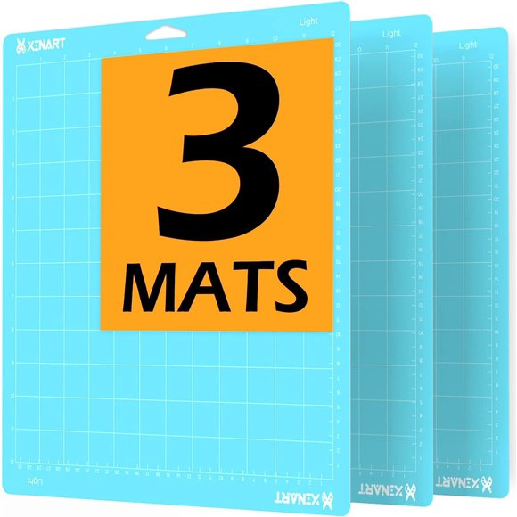 Tapete de Corte XINART 30 × 30 cm Pack de 3 con Adhesivo Ligero