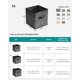 thumbnail image 4 of Cubos de almacenamiento SONGMICS Classic Black UROB030B01 30 x 30 cm, 6 unidades, 4 of 7