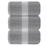 Genérico - Set 3 Juego Toalla Grande Toallón De Algodón 70X140