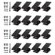 thumbnail image 4 of 16 piezas de clips para ventanas, contraventanas, reutilizables, universales, protección contra el viento, herrajes para ventanas, exteriores, ladrill Negro, 4 of 5