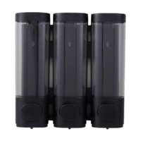 Bothyi - Dispensador De Jabón Montado En La Pared Dispensador De Champú Para La Oficina De Restaurantes De Baño Negro