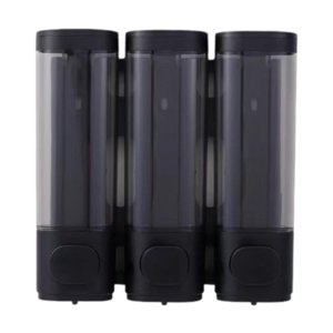 Bothyi - Dispensador De Jabón Montado En La Pared Dispensador De Champú Para La Oficina De Restaurantes De Baño Negro