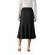 thumbnail image 3 of INSPIRE CHIC Falda Maxi de Mujer Tejido de Punto Acanalado Cola de Pescado Cintura Elástica Ajustada Elástica Suave Elegante Faldas de Suéter de Otoño Invierno Talla Extra Grande Negro, 3 of 6