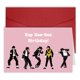 thumbnail image 1 of Tarjeta de Cumpleaños Bhiosng 20.5 × 13.5 cm Regalo para Bailarín, 1 of 7