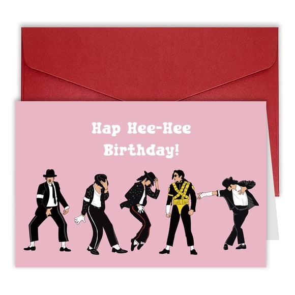 Tarjeta de Cumpleaños Bhiosng 20.5 × 13.5 cm Regalo para Bailarín