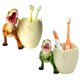 thumbnail image 1 of Porta cepillos de dientes FlidRunest 2 unidades Dino verde y naranja, 1 of 5