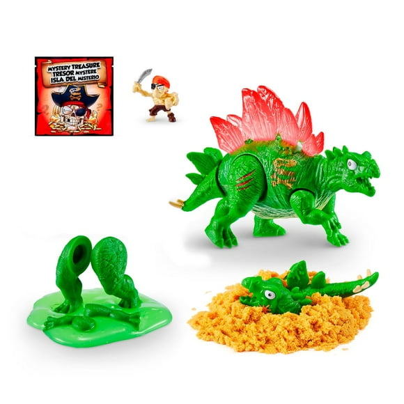 Mini huevo SMASHERS Dino Island verde con sorpresas