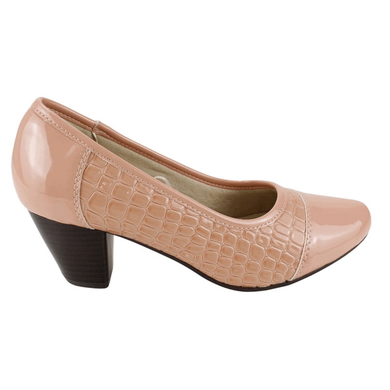 Zapato New Walk Reptil Shine Rosa