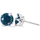 thumbnail image 1 of Aretes de Botón de Moissanita 2Uds Corte Redondo Color D Claridad VVS1 Aretes de Diamante de Plata Esterlina 925 para Mujer Aretes de Moissanita para Mujer con Certificado, 1 of 9