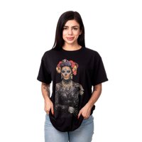 Sigel - Polera Mujer Oversize Estampado Katrina Negro Talla M