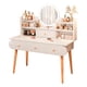 thumbnail image 1 of Tocador con espejo Y Luz 4 Cajones 100cm Chic Home, 1 of 3