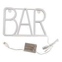 Ioensy - Letrero De Neón Con Letra Y Barra Alimentada Por Usb, Letrero De Luz De Neón Para Bar, Fiesta De Cumpleaños, Azul