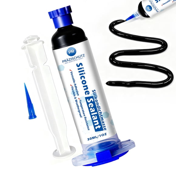 Sellador adhesivo de silicón PRAZISCHUTZ RTV de alta temperatura 30 mL