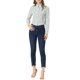 thumbnail image 2 of INSPIRE CHIC Camisa de Mujer con Botones, Manga Larga, Cuello en Punta, Estampado Floral Pequeño, Oficina, Talla M, Blanco-Azul Floral, 2 of 8