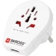 thumbnail image 3 of Adaptador de Viaje SKROSS Pro-World con Cargador USB Blanco, 3 of 9