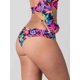 thumbnail image 3 of Bottom de Bikini Daikiri Mujer Calzón Sin Costuras Floral Negro Flúor Protección UV50+, 3 of 3