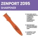 thumbnail image 3 of Afilador de Carburo de Tungsteno Zenport Z095, Naranja - Paquete de 3, 3 of 5